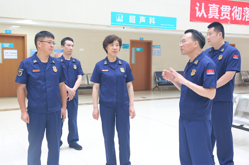 國(guó)家消防救援局特種災(zāi)害救援司調(diào)研職業(yè)健康中心工作